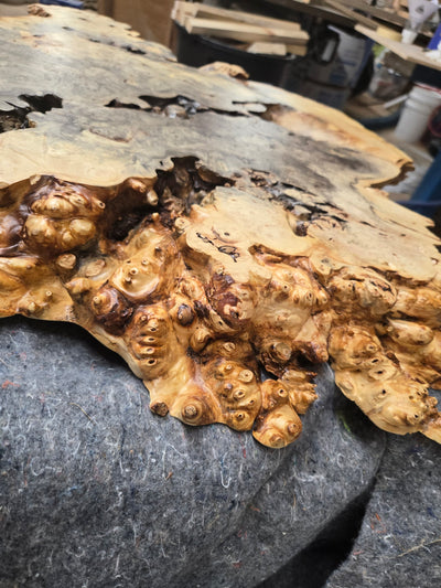 Live-Edge Burl Slab